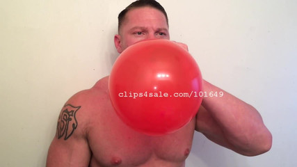 Balloon Fetish - Brock Blowing Balloons