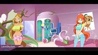 Fairy Fixer (JuiceShooters) - Winx Part 37 Musa And Flora Cum Fun By LoveSkySan69