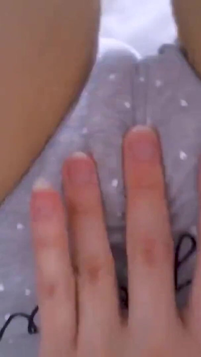 Playing with my pussy in cute panties | Clip 1