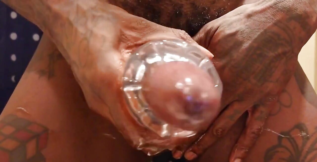 Hallelujah Johnson Masturbating solo BBC cum