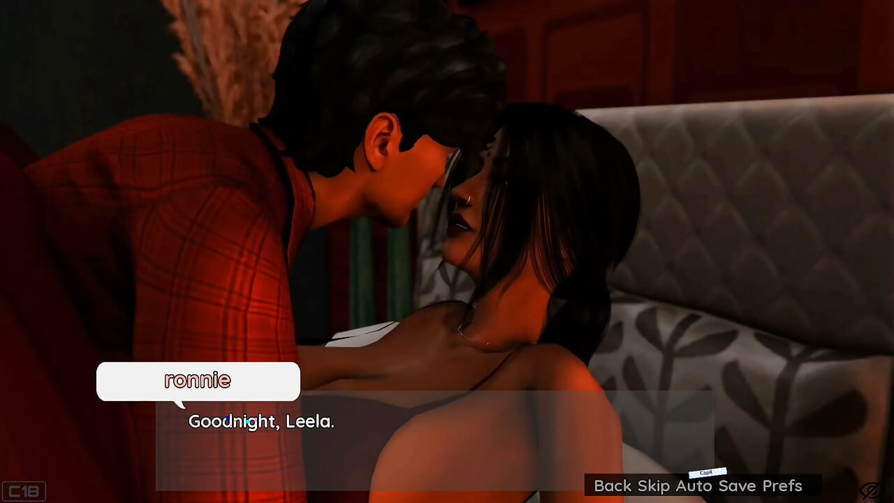 Meena and Ronnie orgasm and foreplay in bed