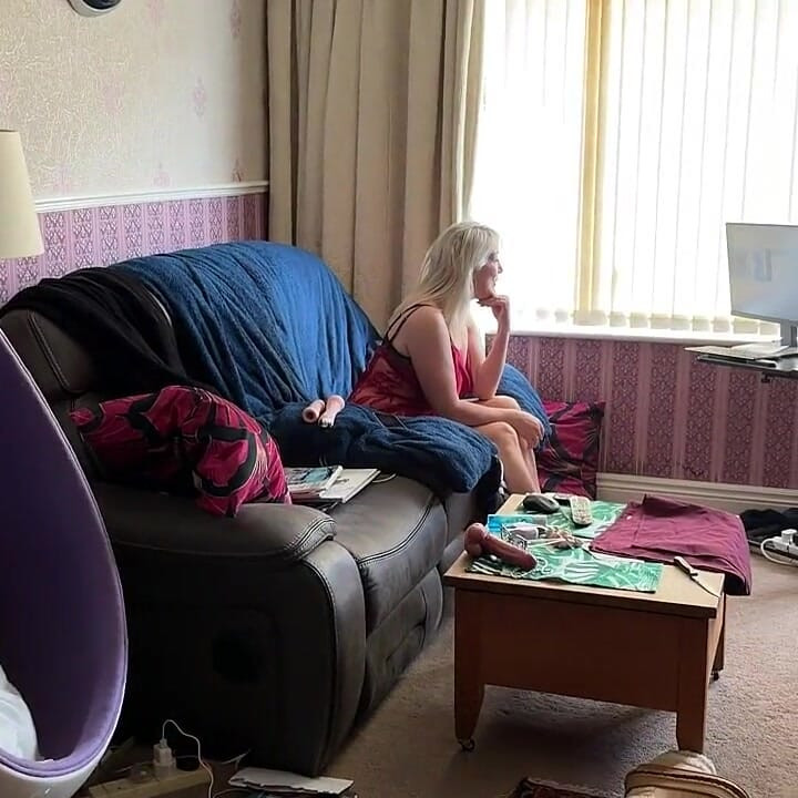 Bending Over to Toy My Ass