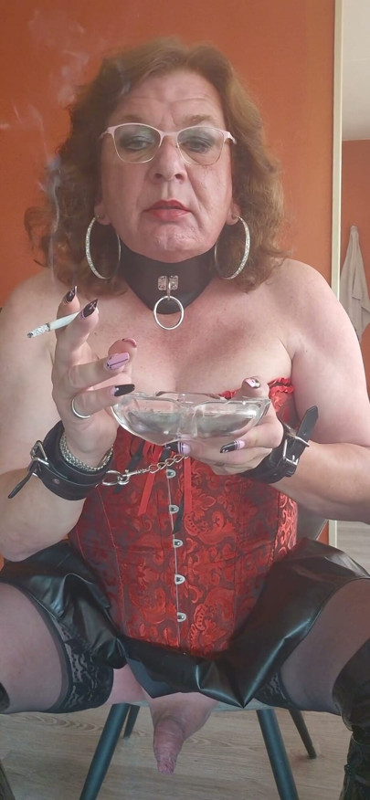 Being an human ashtray while smoking a cigarette | Clip 2