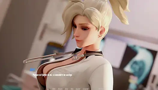 Overwatch XXX - Vagina Wanita Merah Muda Sialan dari Overwatch - Rute Mercy