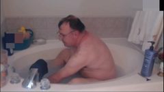 Papà in bagno