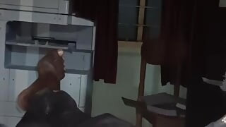 Boys masturbation in bathroom