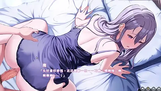 Hentai oyunu - mutluluk çift kişilik oda - olgun gümüş bebek buharlı banyoda seks ve samimi gece sikişinin tadını çıkarıyor - serbest mod