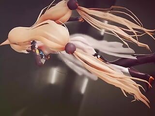 Mmd r-18 anime mädchen sexy tanzclip 394