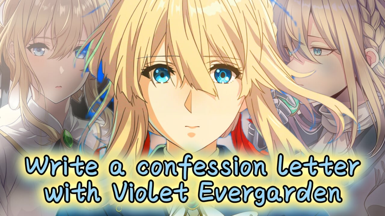 Violet Evergarden pomaže ti napisati pismo ispovijedi (Priča JOI)
