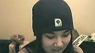 Chica en webcam