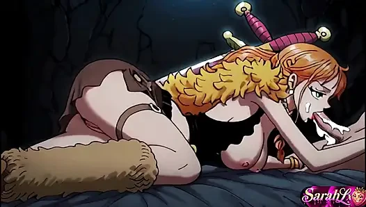 Luffy и Nami: Романтическое приключение - ИИ-анимация