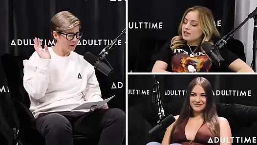 Gizelle Blanco ve Anna Claire Feromonları Bulutlar, Makaslama ve Çalı | Adult Time Podcast