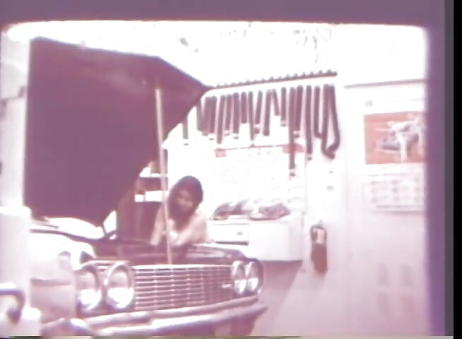 Vintage sex in the car