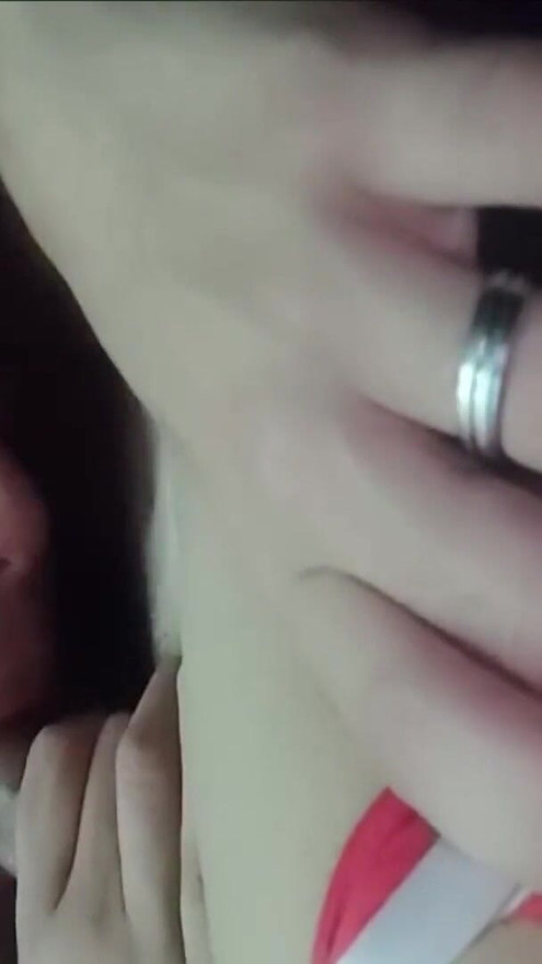 while gf waits for him i swallow his cum in front of her house | Clip 2