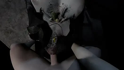 Fucking Lady Cassandra Standing up - Resident Evil Village