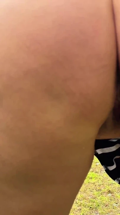 Girl Can't Hold Her Pee and Desperately Pissing Outdoor Compilation