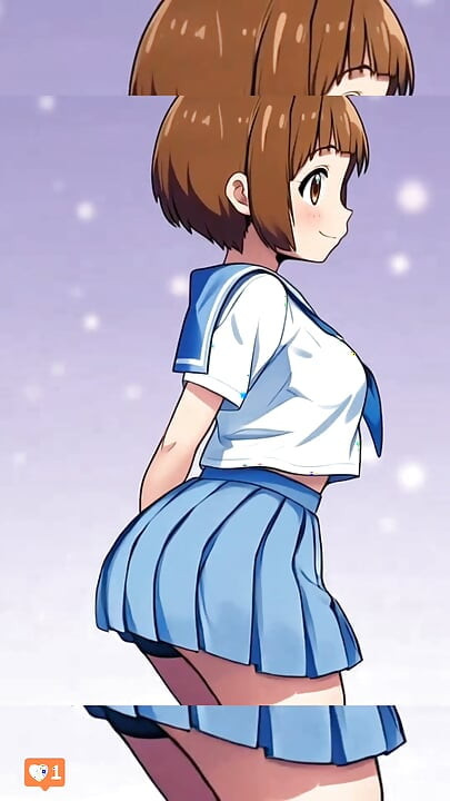 Anime girls dancing