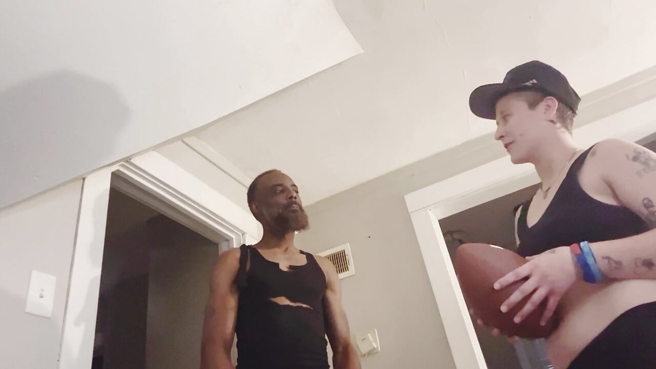 Pretty Tomboy Get Her Stud Pussy Filled With Black Cock