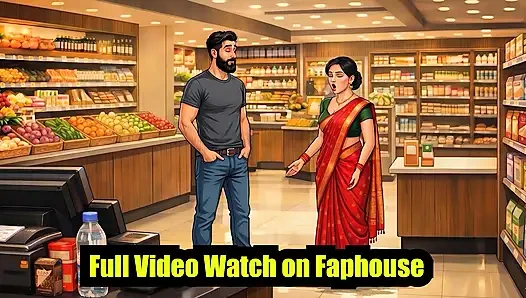 Dieb wird im supermarktladen bestraft