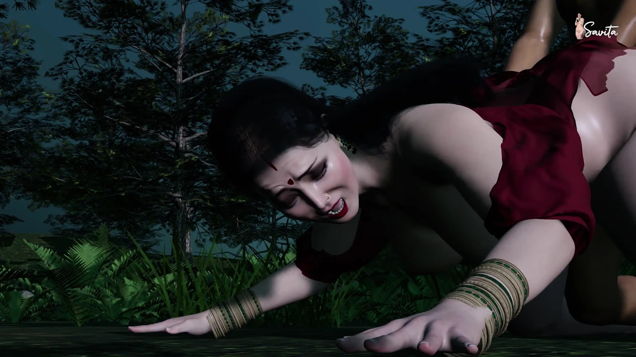 Indian Cheating Wife Savita Seduces Her Brother-in-law and Has Sex with Him in the Jungle. – Savita Bhabhi