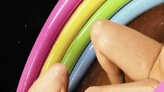 Pool Pussies Scene-1_blonde and Brunette with Big Tits Having Sex Together in a Lesbian Pool