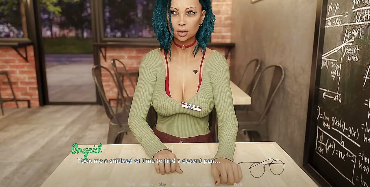 Off the Record - Busty Blonde with Short Hair Has a Hard Time Taking My Big Fat Cock Inside Her Mouth Behind the Counter
