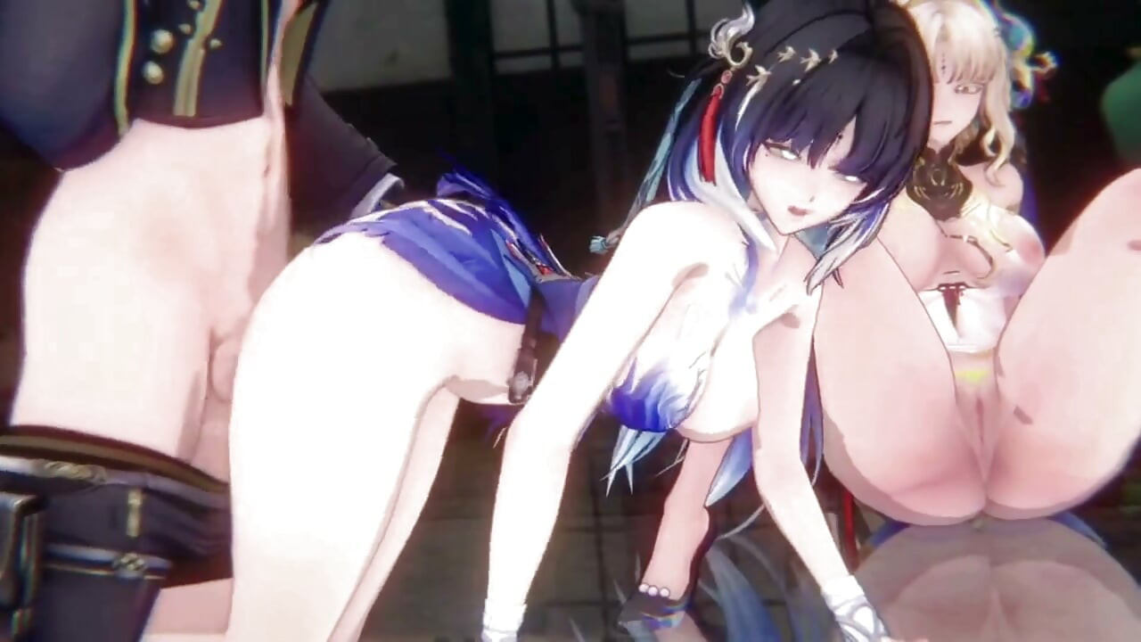 Wuthering Waves - Yangyang & Suisui hautnah mit Rover 3D Hentai Animation