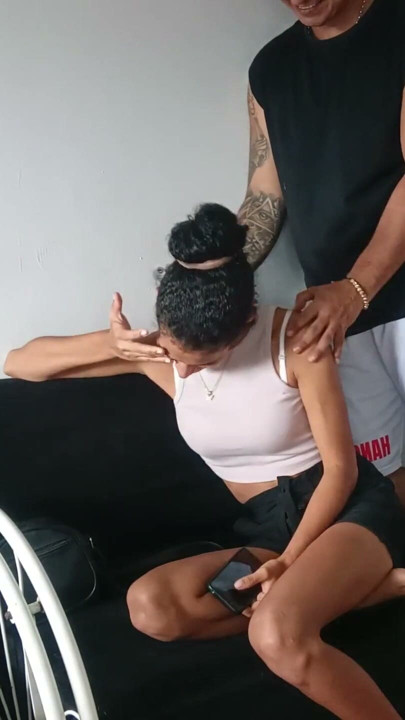 Tasty skinny gets seduced in the living room of her house and I end up fucking her tight pussy | Clip 1