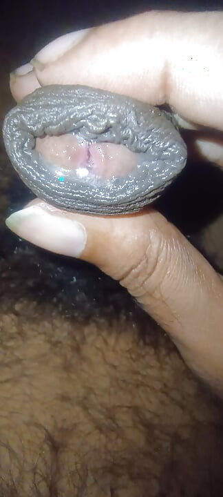 Big black thick top hard cock jerking precum rubbing loud moaning