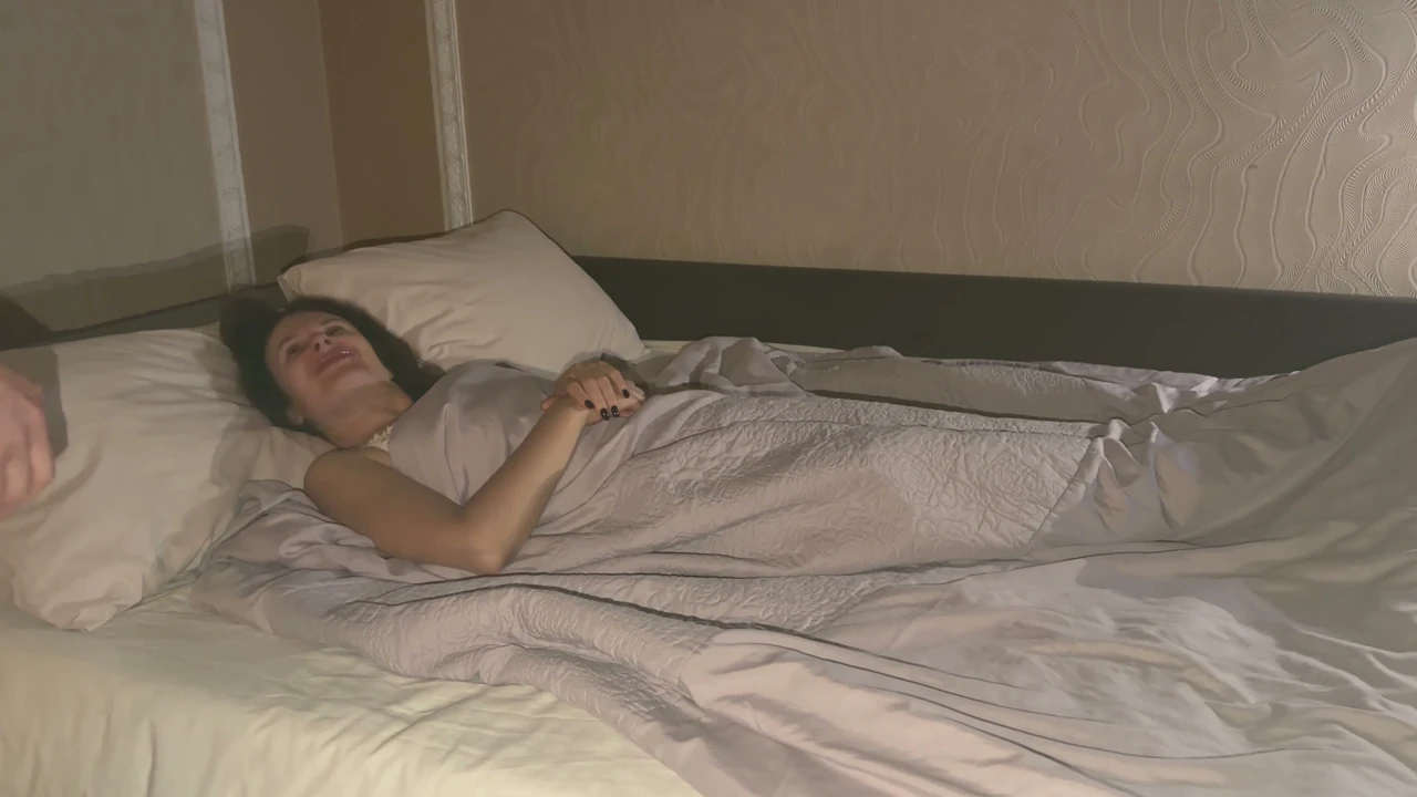 Sensitive evening sex, cum on her ass