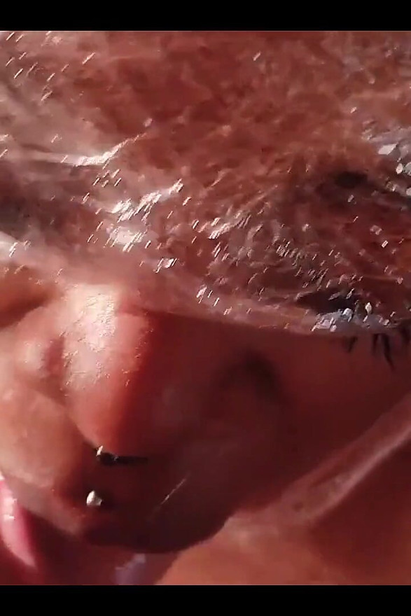 BDSM - Deepthroat and a Lot of Baba Draining on the Submission African's Body in Slow Motion