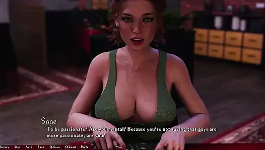 Being a Dik - Busty Redhead Girlfriend Sucks My Big White Cock in the Cinema