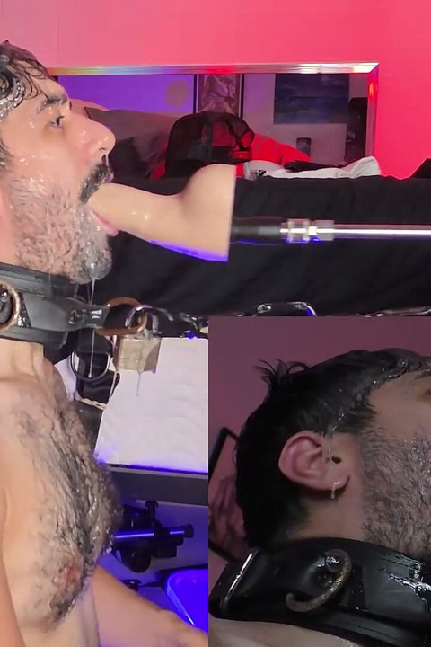 October 2026 Live -- Spit-soaked Ricky Cage Deepthroats Dick for an Hour!