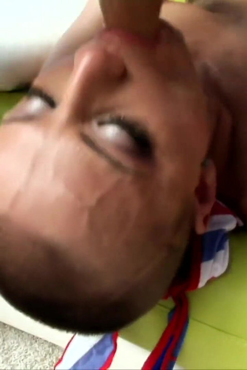 CJ is a peculiar slut and she jumps on Mugur's hard cock just like a horny kangaroo