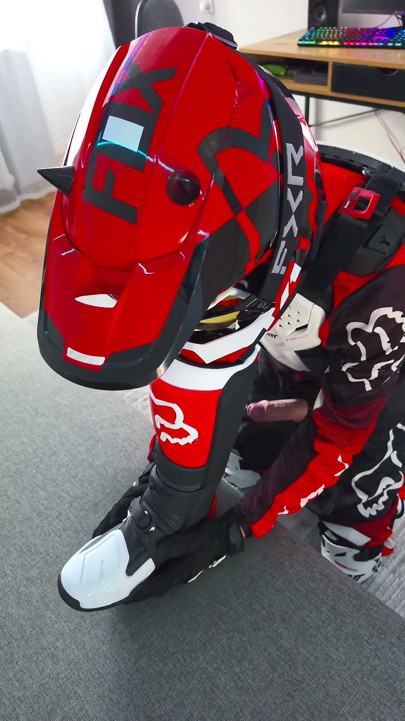 Playing with Motorcycle Boots