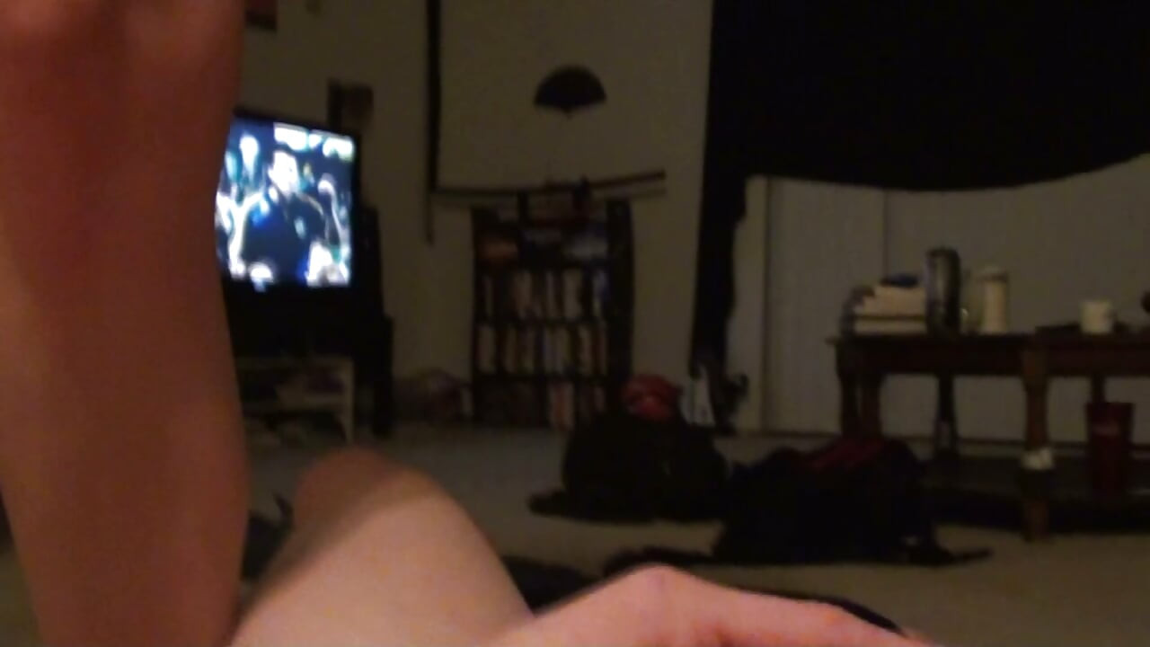 He squeezes my neck and tweaks my nipples while I ride him til orgasm, then run to the bedroom for part 2!