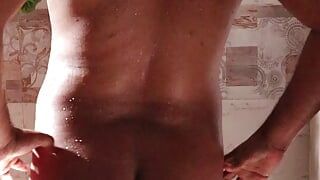 Desi Nude Boy Naughty and Horny Wet in Shower Love to Show Ass