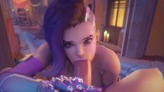 Overwatch - Sombra Public Anal (Animation With Sound)