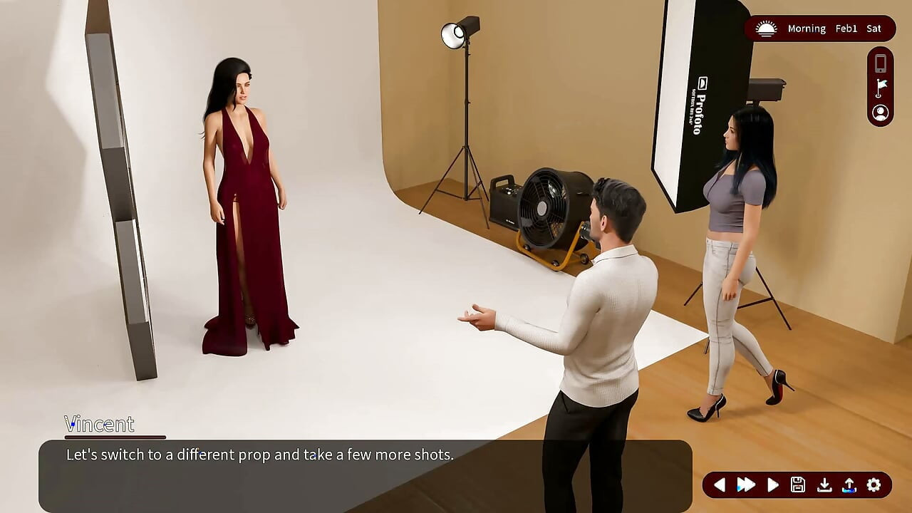 Whispers of Desire Hot Wife Does Sexy Photo Session Husband Watches with Hard Cock - Episode 40
