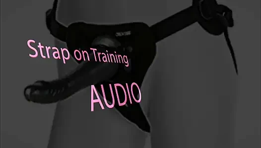 Strap-on-Training Audio lutsch mich von Sissy Boi gay