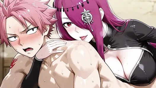 Natsu (FT) x sekhmet (rezero)