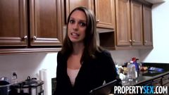 Propertysex - agente de bienes raíces motivado usa sexo para conseguir un nuevo cliente