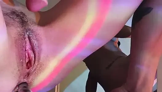 Tam istediğim gibi çift dildo penetrasyon