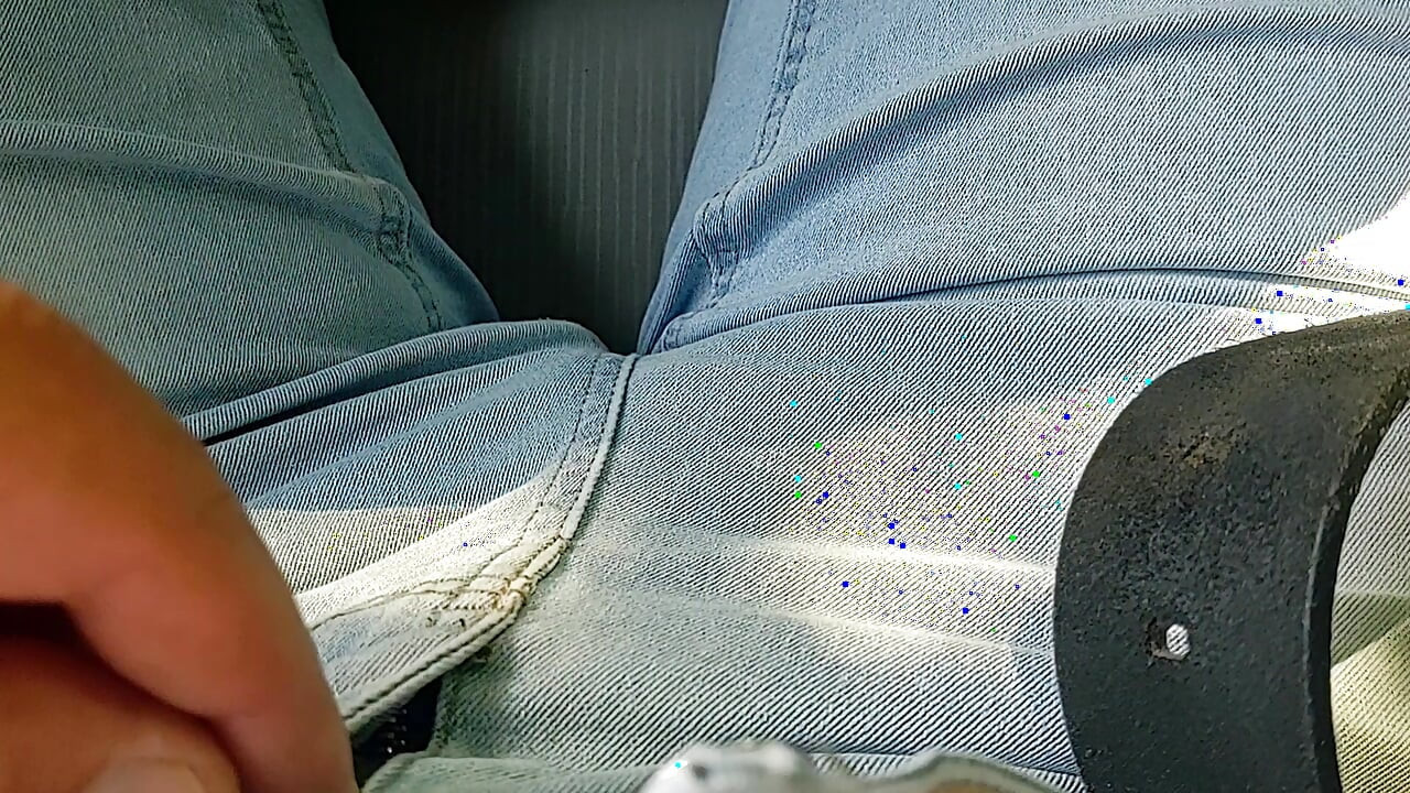 Horny Car Ride - Showing Off My Rock Hard Cock (POV)