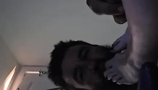 Sucking toes