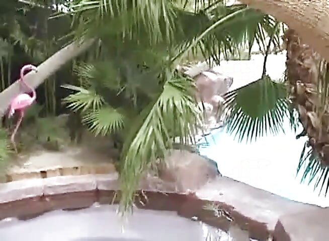 Woman with huge jugs gives great head to her man