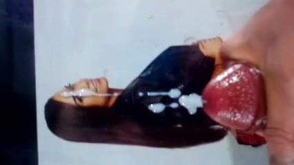 AJ Lee Cum Tribute 11