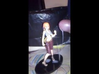SOF Figure bukkake young Nami from One Piece anime cumshot