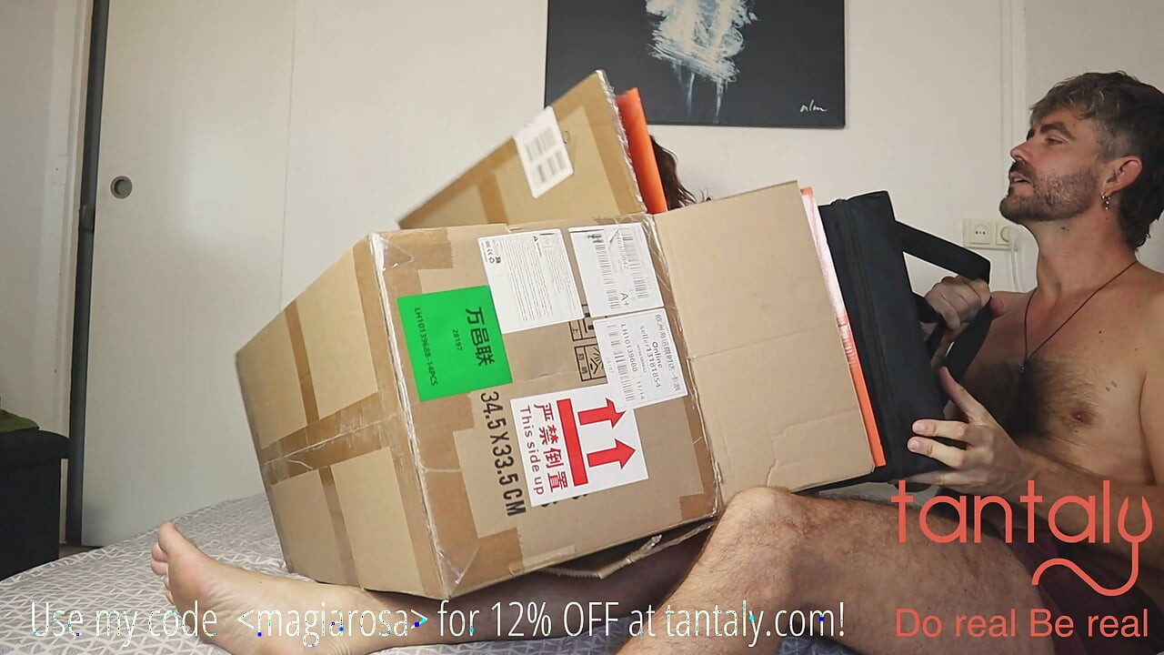 Watch how we enjoy this present from Tantaly!