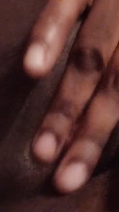 Rubbing Fingering My Hairy Black Pussy Amazing Intense Orgasm